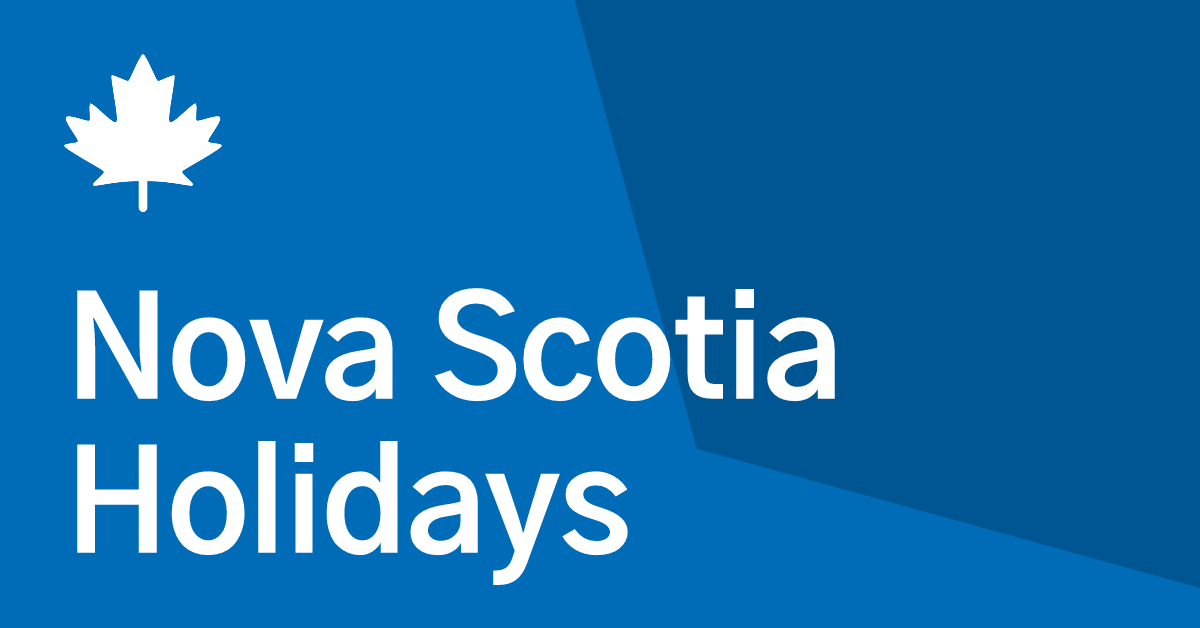 Nova Scotia NS Statutory Holidays In 2025 Canada Holidays
