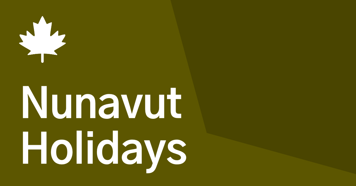 Nunavut (NU) statutory holidays in 2024 — Canada Holidays