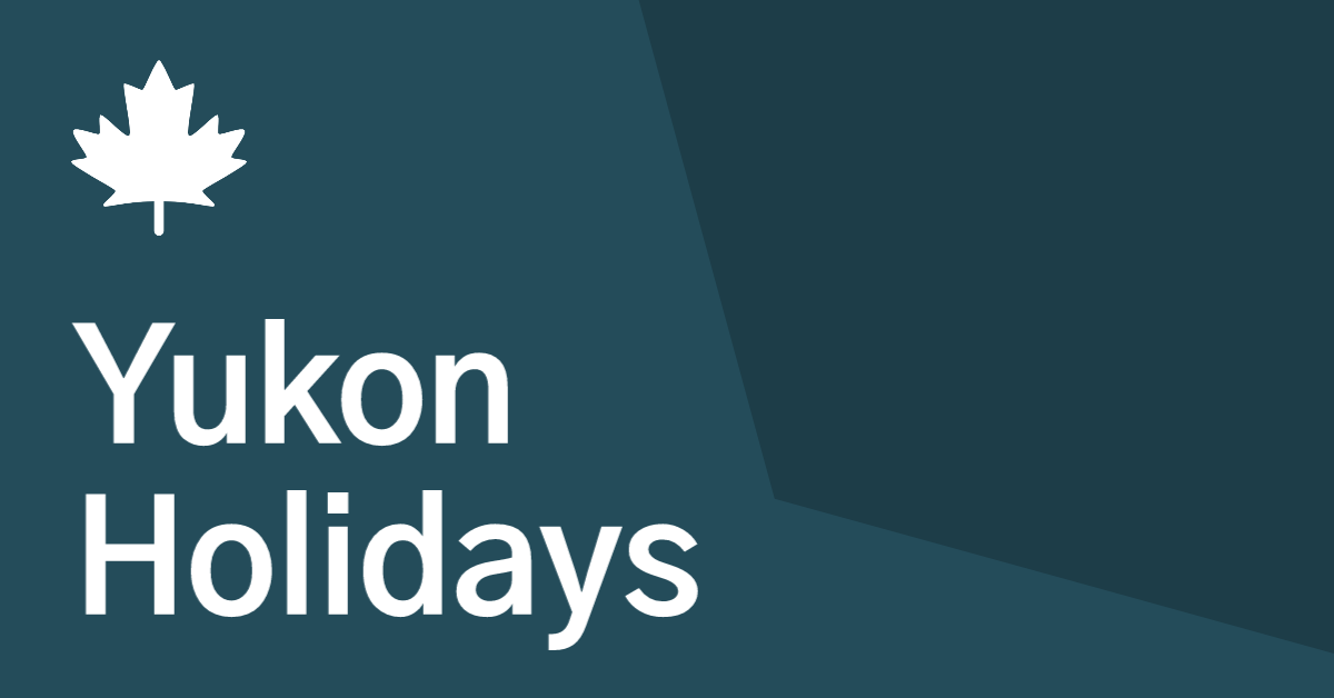 Yukon (YT) statutory holidays in 2024 — Canada Holidays